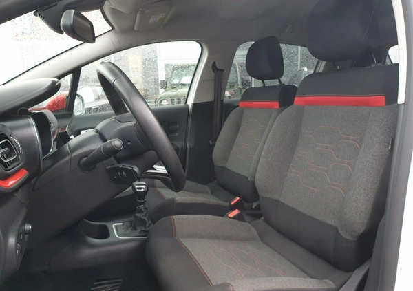 Citroen C3 cena 44800 przebieg: 132493, rok produkcji 2019 z Pionki małe 379